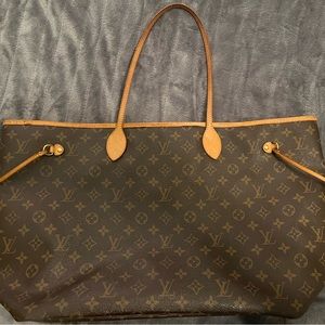 Louis Vuitton LV Tote Bag  Neverfull GM Brown Monogram